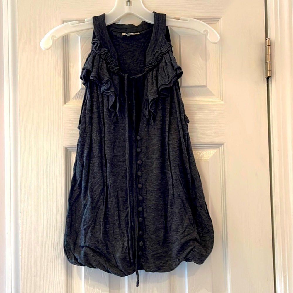 Anthropologie tank top gray